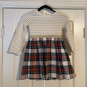 Striped and Plaid Kids Dress